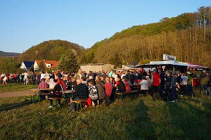 Osterfeuer in Ilfeld