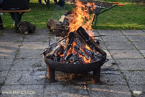 Osterfeuer in NDH Salza
