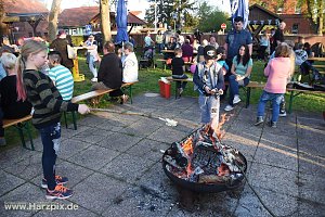 Osterfeuer in NDH Salza