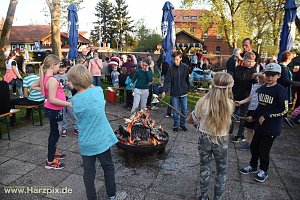 Osterfeuer in NDH Salza