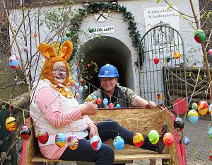 Der Osterhase unter Tage