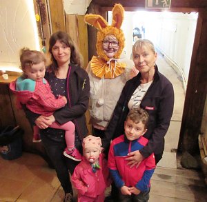 Der Osterhase unter Tage