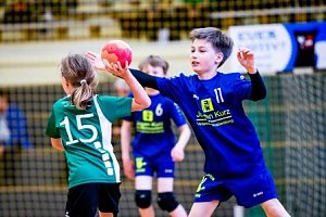 Handballzwerge im Mittelpunkt