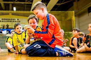Handballzwerge im Mittelpunkt