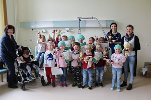 Bleicher&ouml;der zu Besuch in der Helios-Klinik