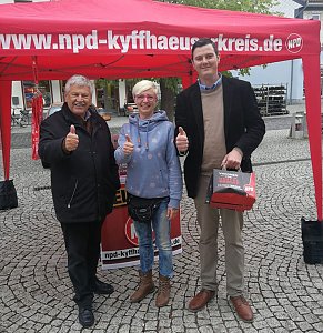 Europaabgeordneter Udo Voigt besucht den Kyffh&auml;userkreis