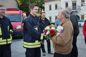 Zum Geburtstag Kamerad geehrt