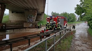 Feuerwehrseinsatz nach Starkregen