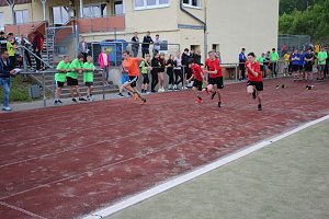 Leichtathleten im Wettkampf