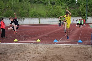 Leichtathleten im Wettkampf