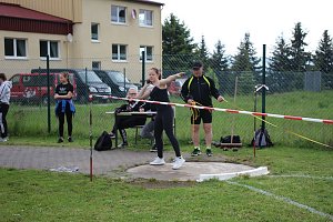 Leichtathleten im Wettkampf