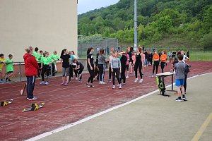 Leichtathleten im Wettkampf