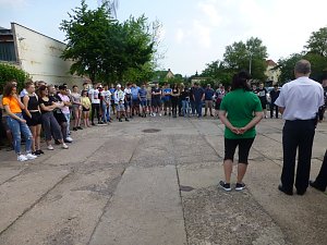 Aktion junge Fahrer an der Berufsschule