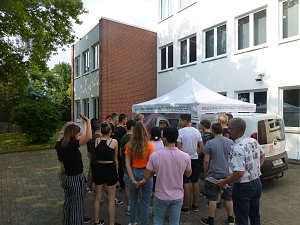 Aktion junge Fahrer an der Berufsschule