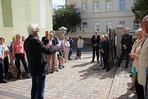 Liszt-Gedenktafel in Sondershausen enth&uuml;llt