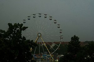 Unwetter über Nordhausen