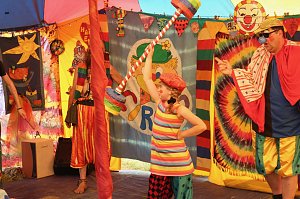 Der Circus Bombastico war heute zu Gast bei der Nordth&uuml;ringer Lebenshilfe