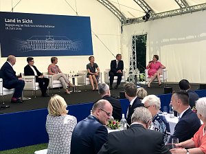 Nordh&auml;user Ehrenamtler zu Gast auf Schloss Bellevue