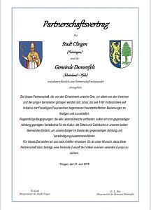 Festakt zu 666 Jahre Clingen