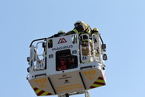 Einsatz in der Langen Stra&szlig;e