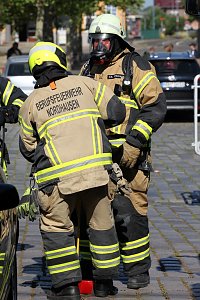 Einsatz in der Langen Stra&szlig;e