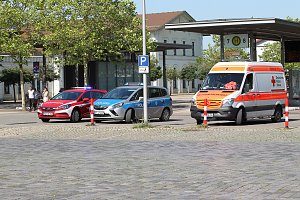 Einsatz in der Langen Stra&szlig;e