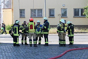 Einsatz in der Langen Stra&szlig;e