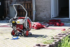 Einsatz in der Langen Stra&szlig;e