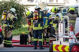 Brand auf einem Balkon