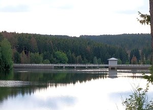 Peter Blei an der Hasselvorsperre