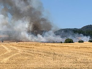 Brand zwischen Werna und Ellrich