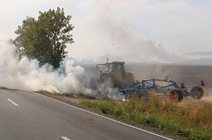 Gro&szlig;brand zwischen Ellrich und Werna