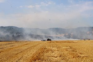 Gro&szlig;brand zwischen Ellrich und Werna