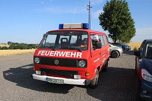 Gro&szlig;brand zwischen Ellrich und Werna