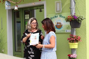 Als Th&uuml;ringer Eltern Kind Zentrum geehrt