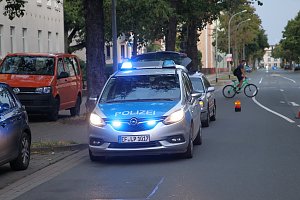 Unfall in der Bochumer Stra&szlig;e in Nordhausen 