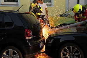 Unfall in der Bochumer Stra&szlig;e in Nordhausen 