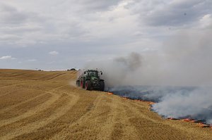 Feldbrand bei Hesserode