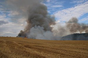 Feldbrand bei Hesserode