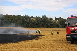 Feldbrand bei Hesserode