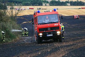 Feldbrand bei Hesserode