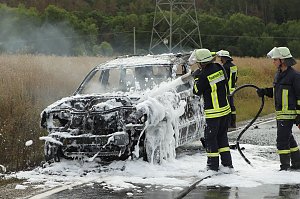 Komplett ausgebrannt