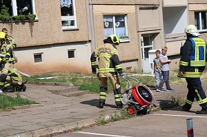 Kellerbrand in Nordhausen-Ost