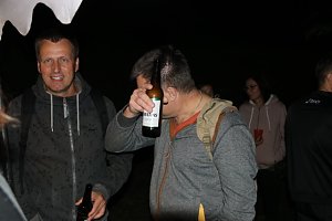 Ausgelassen gefeiert
