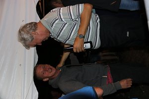 Ausgelassen gefeiert