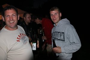 Ausgelassen gefeiert