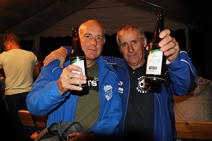 Ausgelassen gefeiert
