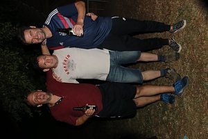 Ausgelassen gefeiert