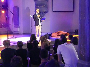 Alexander Schönlein beim diesjährigen Kirchenentdeckertag