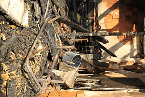 Brand in leerstehendem Geb&auml;ude